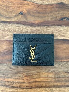 Saint Laurent Cassandre Matelasse Card Case